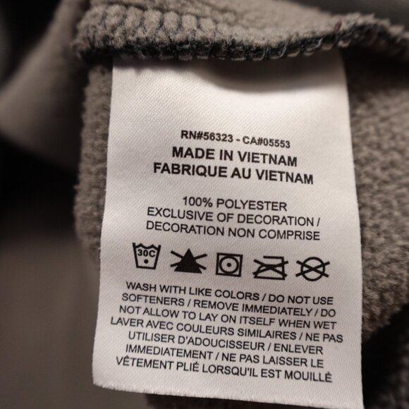 Nike Therma-Fit Full Zip Hoodie Men’s Large Gray Fleece-Lined Training Jacket - Picture 9 of 11